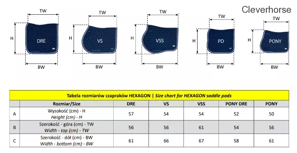 Podsedlová dečka AMBER FP