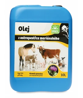 Ostropestřec olej pro koně 10l