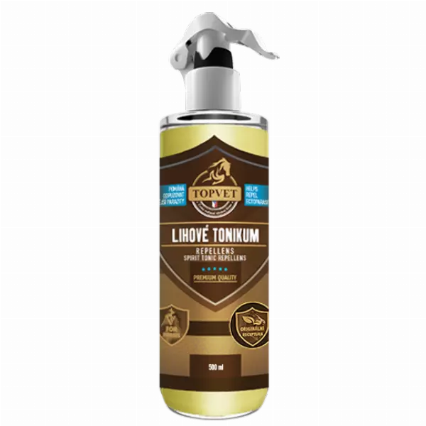 TOPVET Lihové tonikum s repelentním účinkem 500 ml (TOPVET Lihové tonikum s repelentním účinkem 500 ml 500ml)