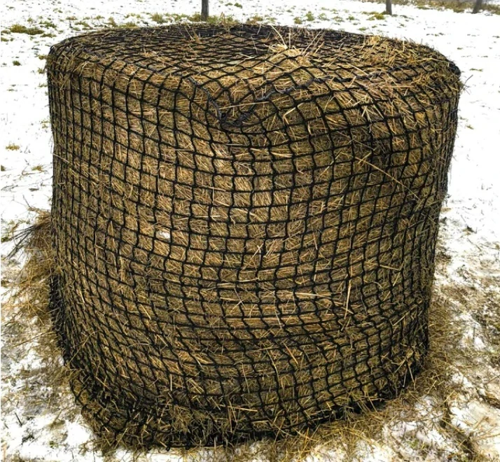 Extra silná bezuzlová síť na balík do průměru 140cm oka 5x5 cm (Velmi pevná síť na celý balík cena)