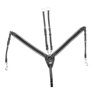 Elastický kožený poprsník s nylonovou podšívkou