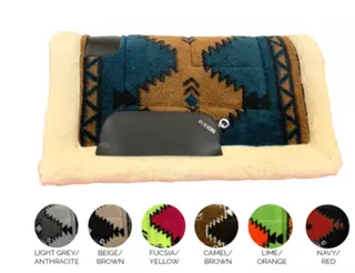 Westernová deka z pravého beránku Navajo Burioni
