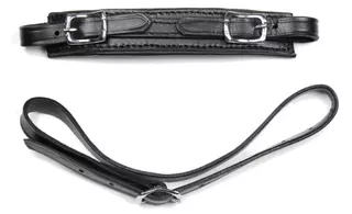 Kožené řemínky k hackamore bez beránku