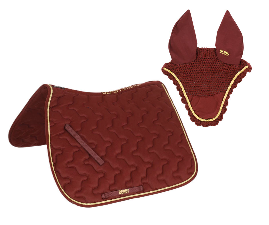 Sada Derby dečka s čabrakou vínová