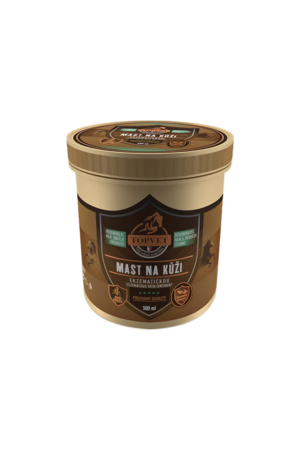 TOPVET Mast na ekzematickou kůži 500 ml