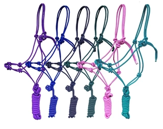 Výcviková provazová ohlávka s vodítkem 2,8m