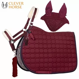 SET QHP dečka + čabraka + ohlávka + vodítko vínová
