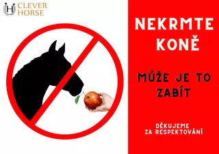 Cedulka nekrmte koně 