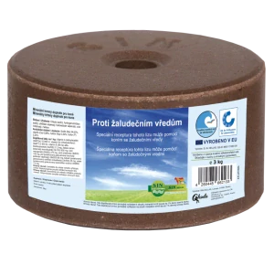 Minerální liz proti žaludečním vředům koní (Balení 3 kg)