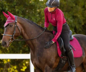 Podsedlová dečka LEMIEUX Suede Dressage Mulberry