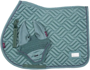 Podsedlová dečka s čabrakou Kentaur SATIN světle zelená