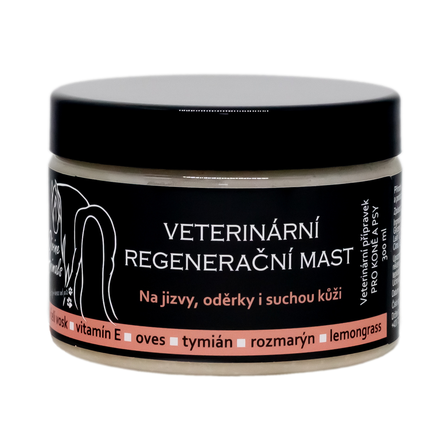 Veterinární regenerační mast Divine Animals 300ml