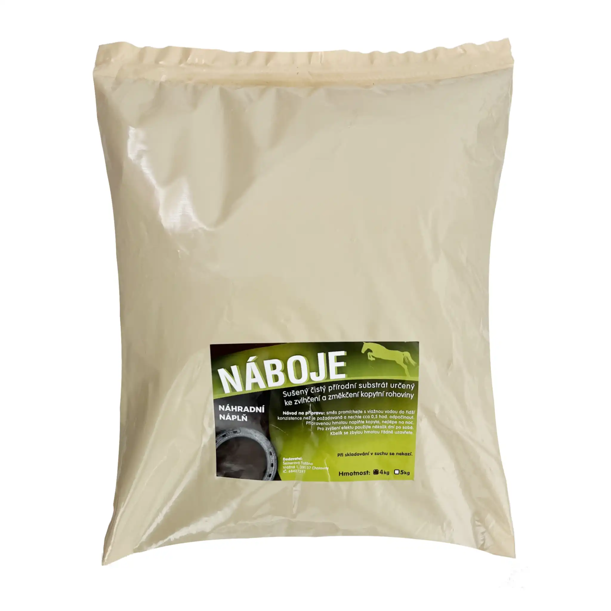 Náboje do kopyt kbelík náhradní balení 4kg
