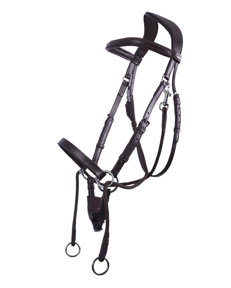 Bezdudidlová uzdečka Ceto 2v1 s otěžemi