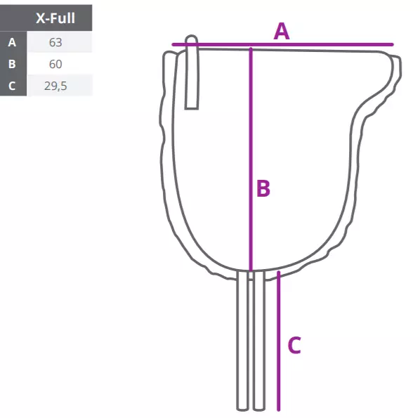 Jezdecký pad QHP XFULL 