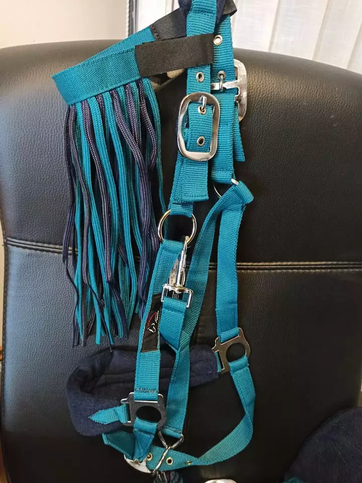 Sada HKM Ohlávka, vodítko a třásně