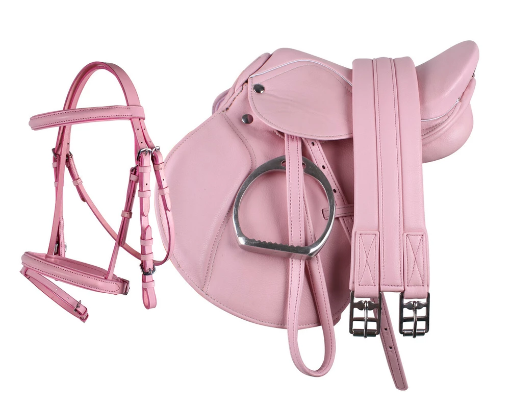 SET kompletní sedlo s uzdečkou PONY