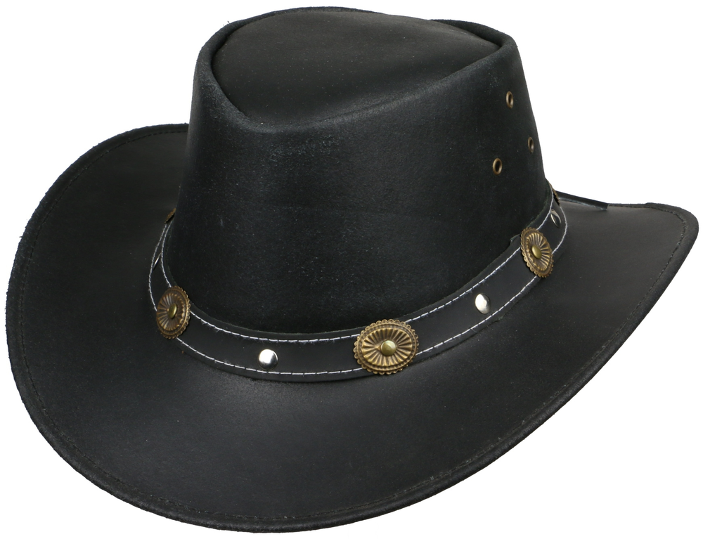 Dětský australský kožený klobouk