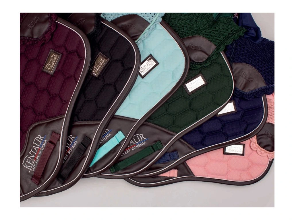 Podsedlová dečka s čabrakou Kentaur JQ kožený lem