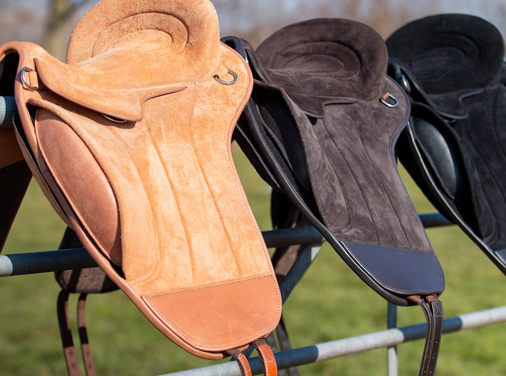 Jezdecký pad Edix Union semišový