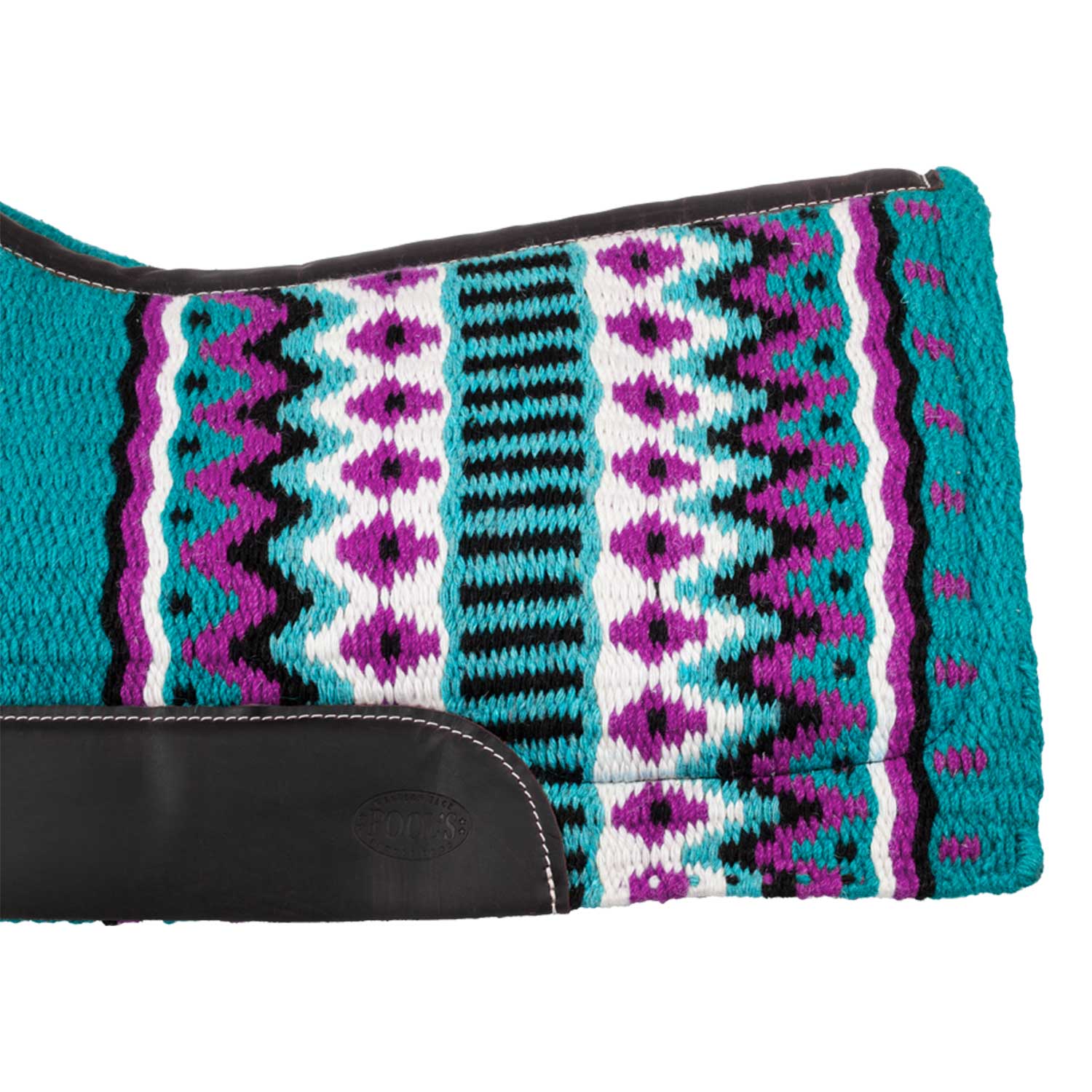 Westernová vlněná podsedlová deka s plstěnou spodní vrstvou