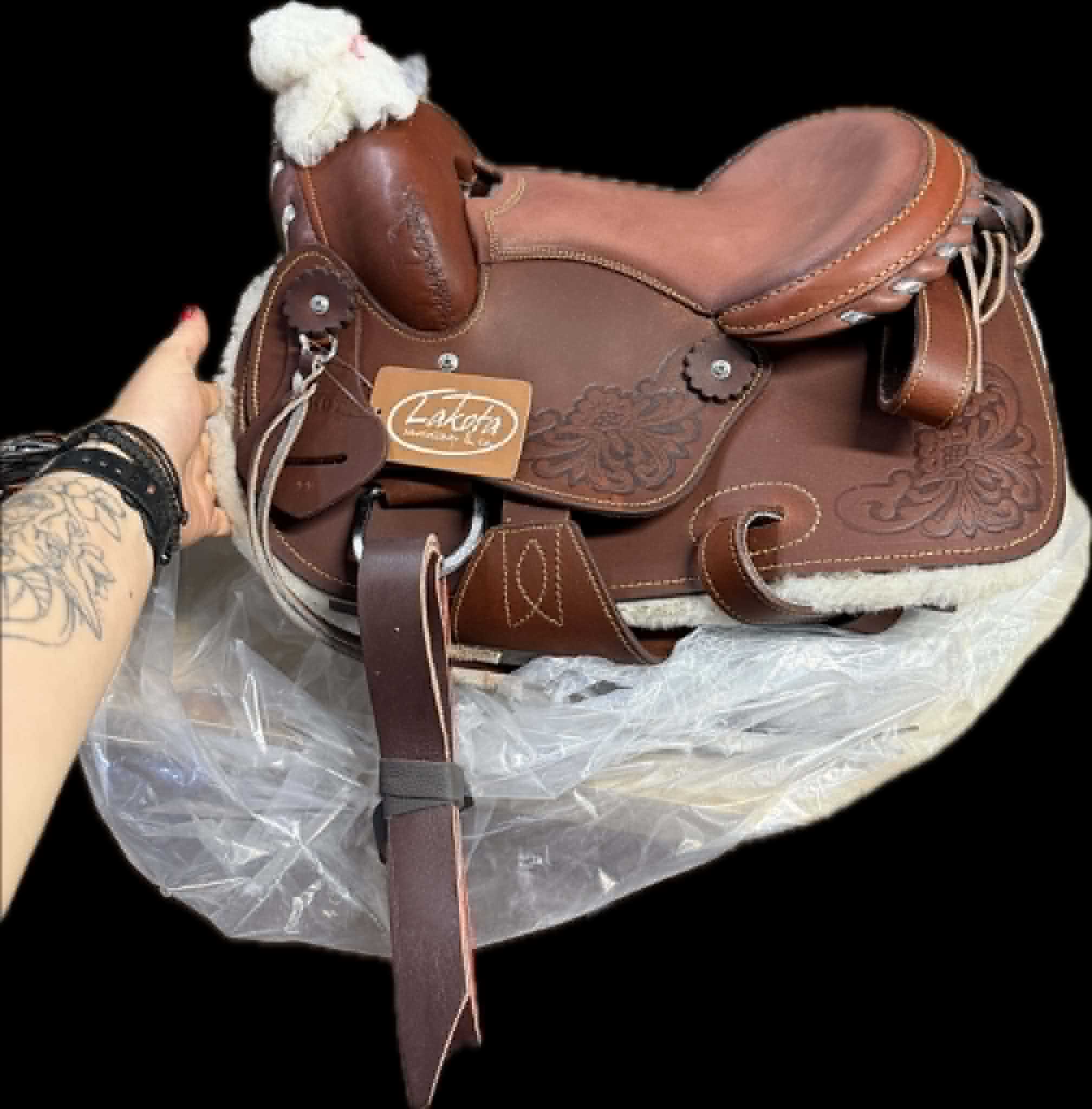 Dětské westernové sedlo na pony Lakota Prime