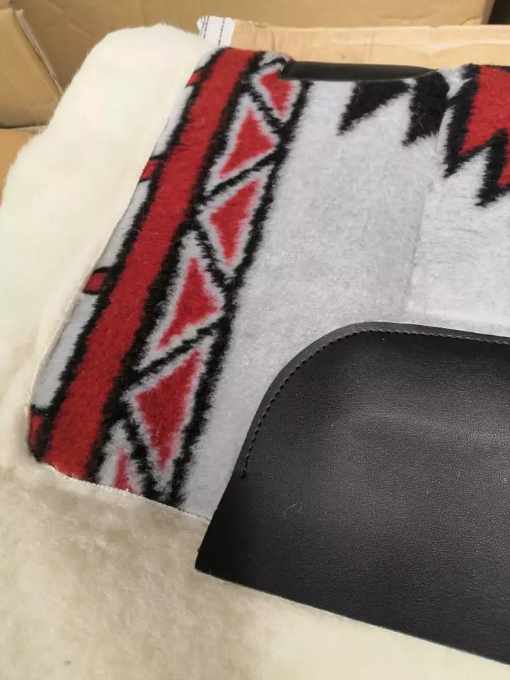 Westernová deka z pravého beránku Navajo Burioni