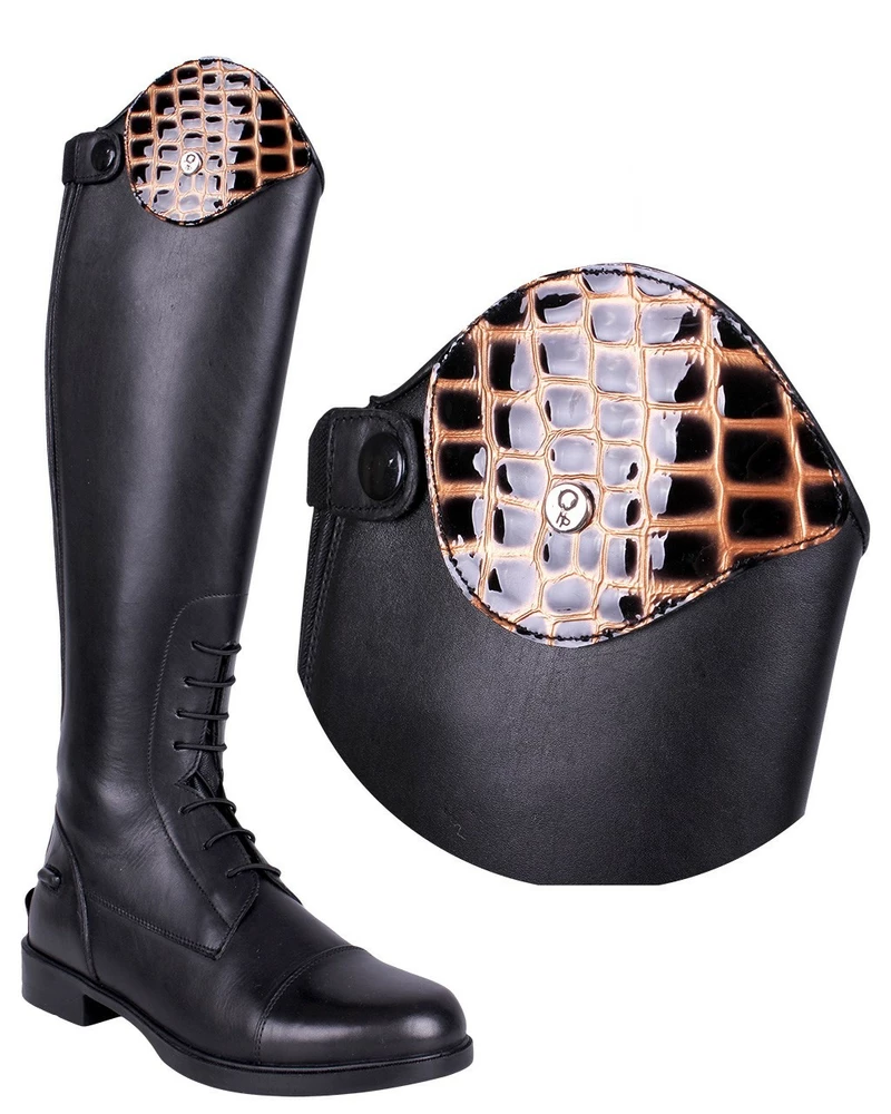 Vyměnitelná krokodýlí vrchní část k jezdeckým botám Romy