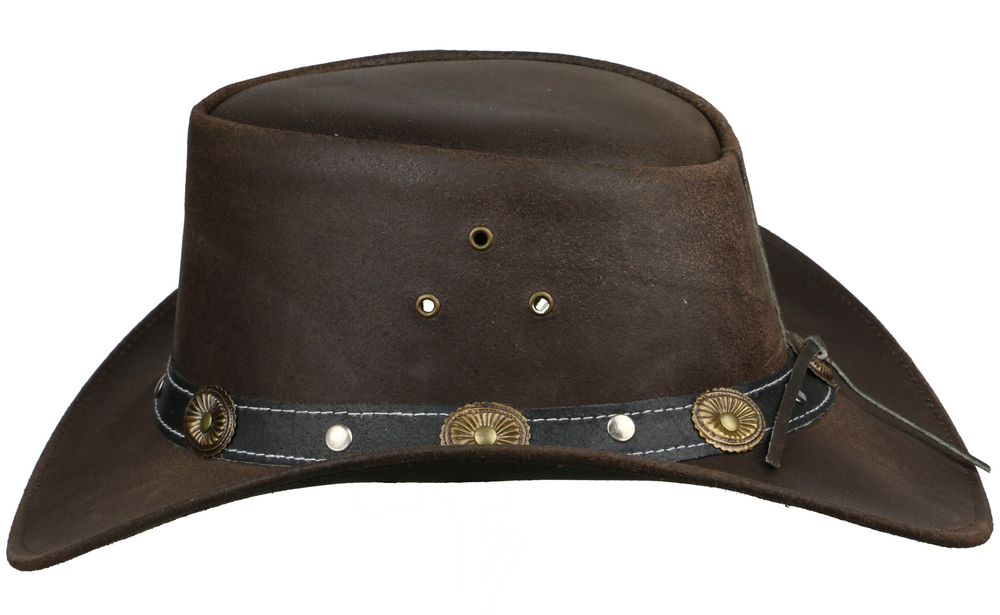 Dětský australský kožený klobouk