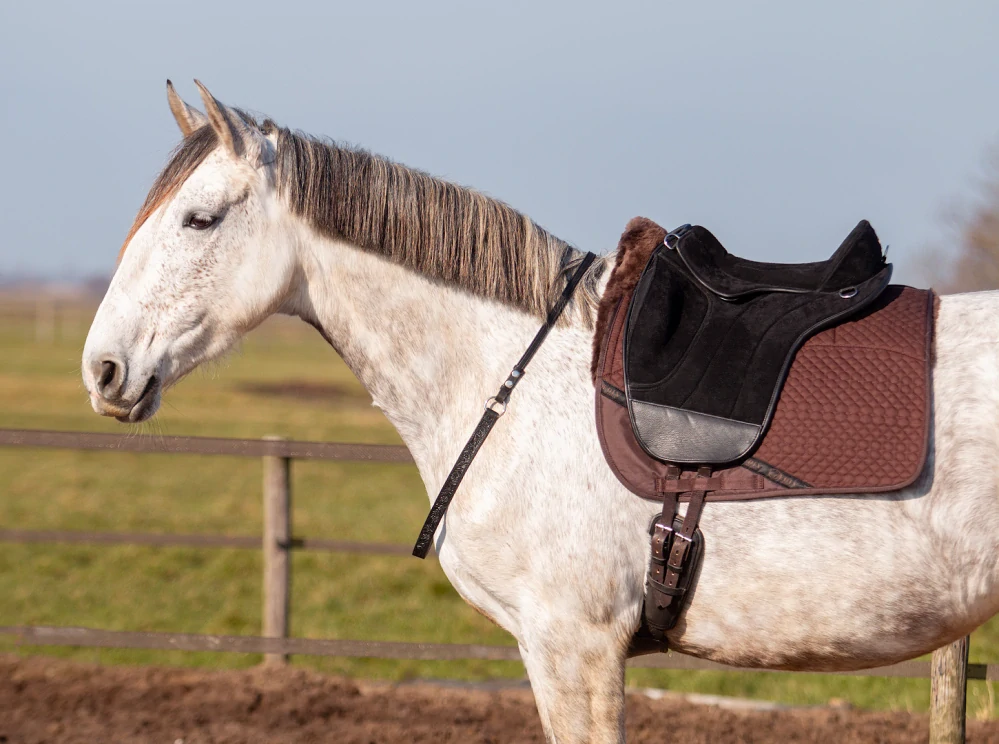 Jezdecký pad Edix Union semišový