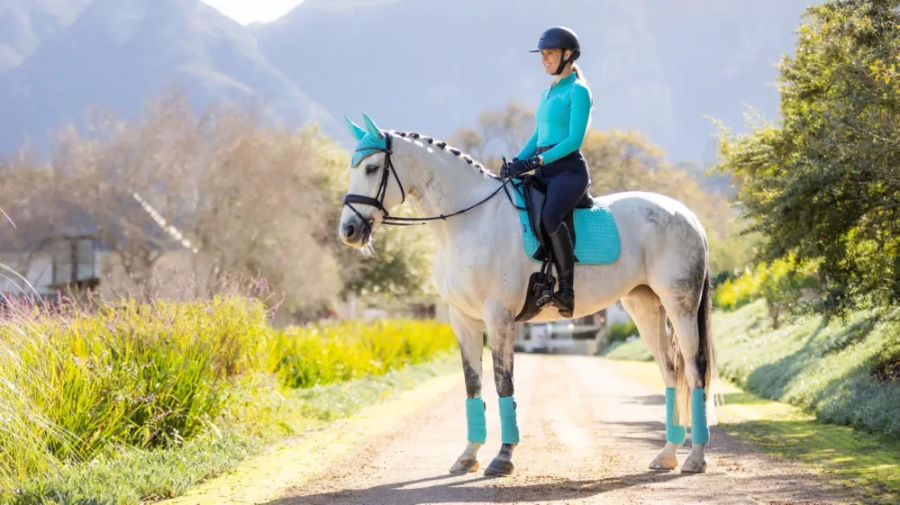 Podsedlová dečka LEMIEUX Suede Dressage Mint