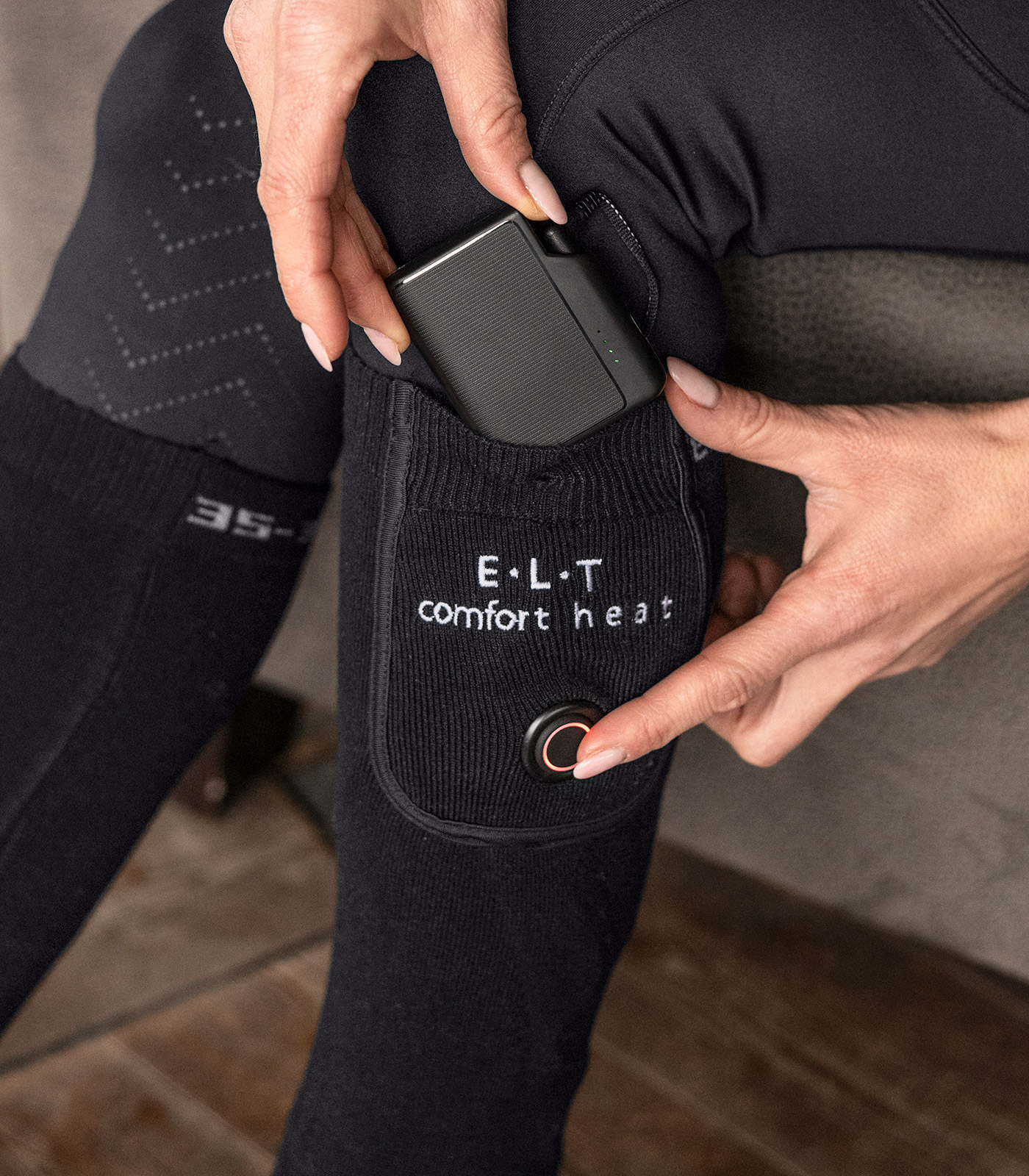 Vyhřívané ponožky E·L·T Comfort Heat bez powerbanky