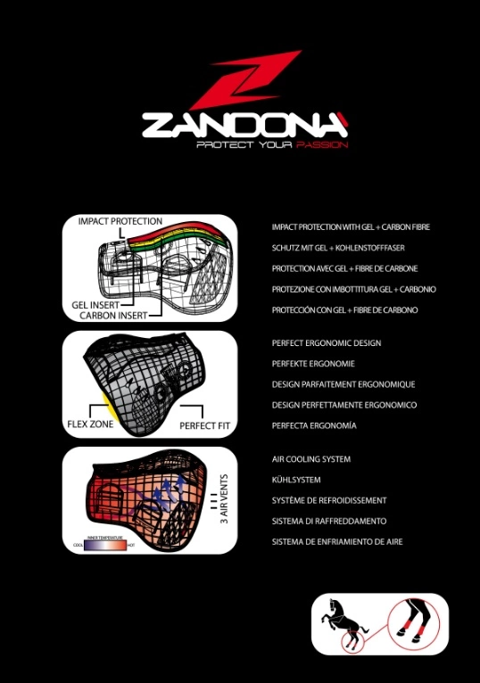 Zadní chrániče ZANDONA Carbon Air Fit