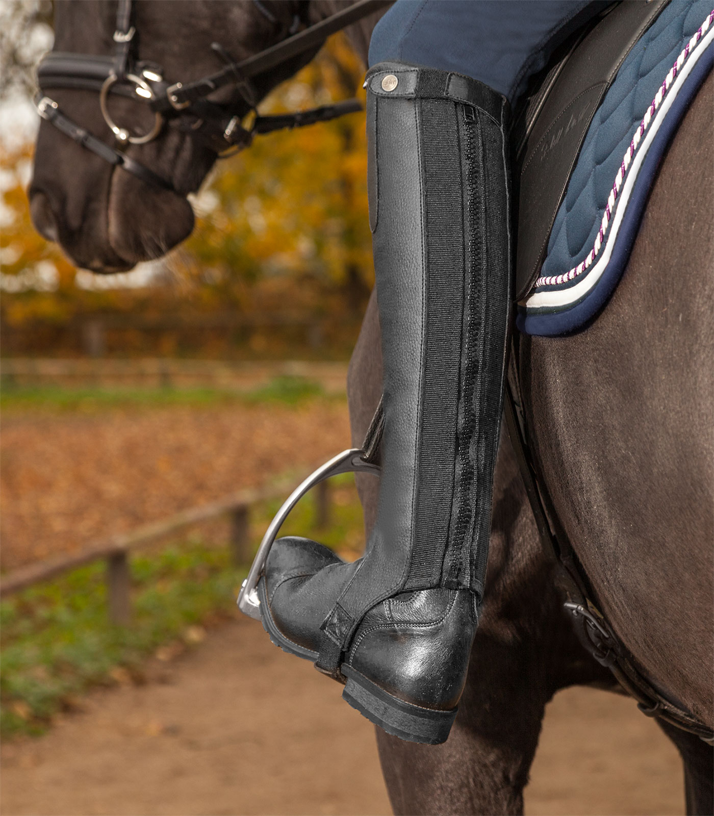 Mini chapsy kožené Exclusive pro velmi široké lýtko