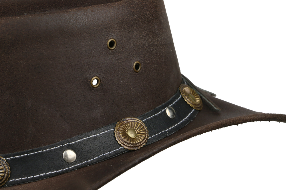 Dětský australský kožený klobouk