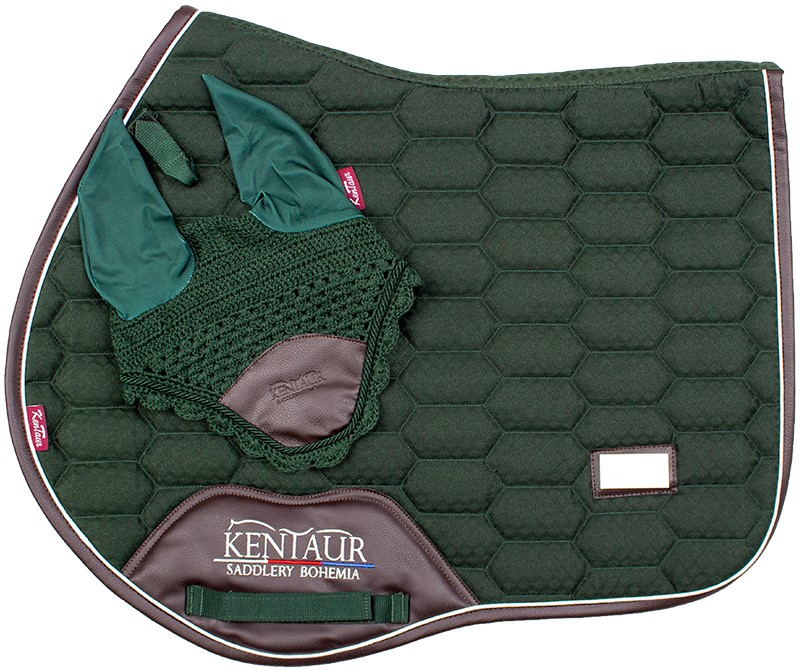 Podsedlová dečka s čabrakou Kentaur JQ kožený lem