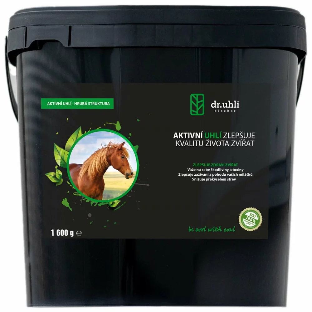 Biochar aktivní uhlí 1,6 kg 2+1 ZDARMA
