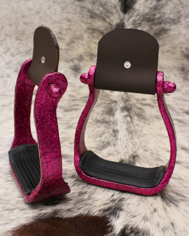 Westernové třmeny Glitter