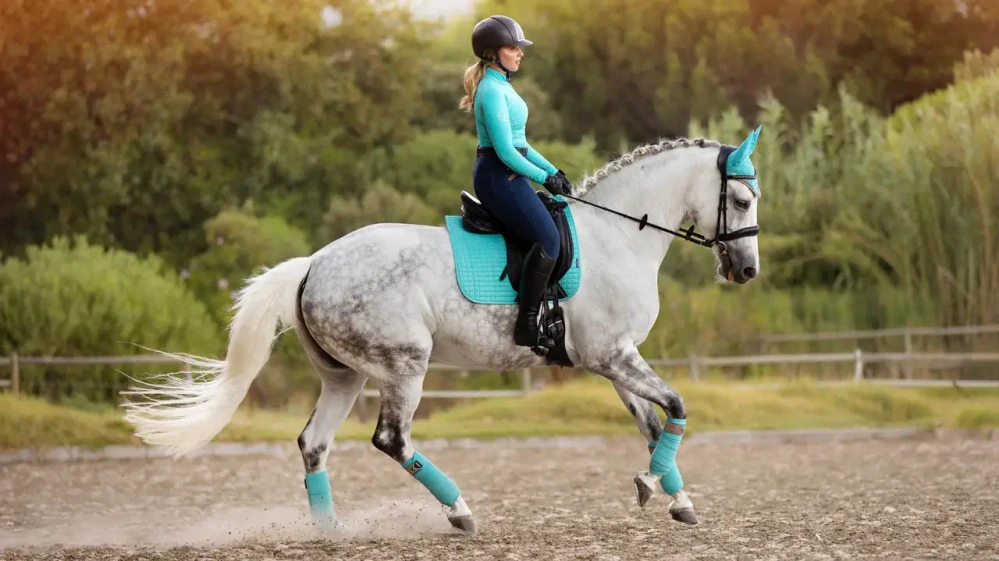 Podsedlová dečka LEMIEUX Suede Dressage Mint