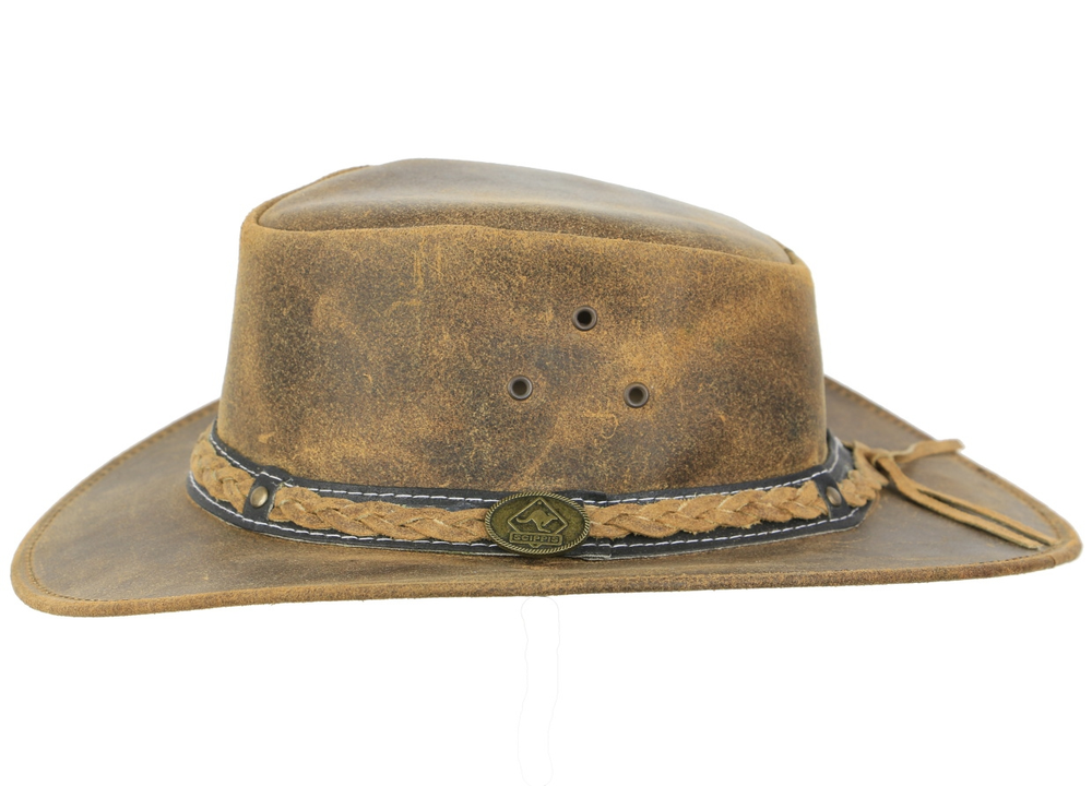 Australský klobouk kožený Williams 