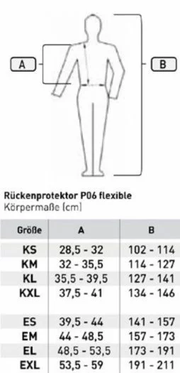 Páteřní chránič Swing Flexible P06