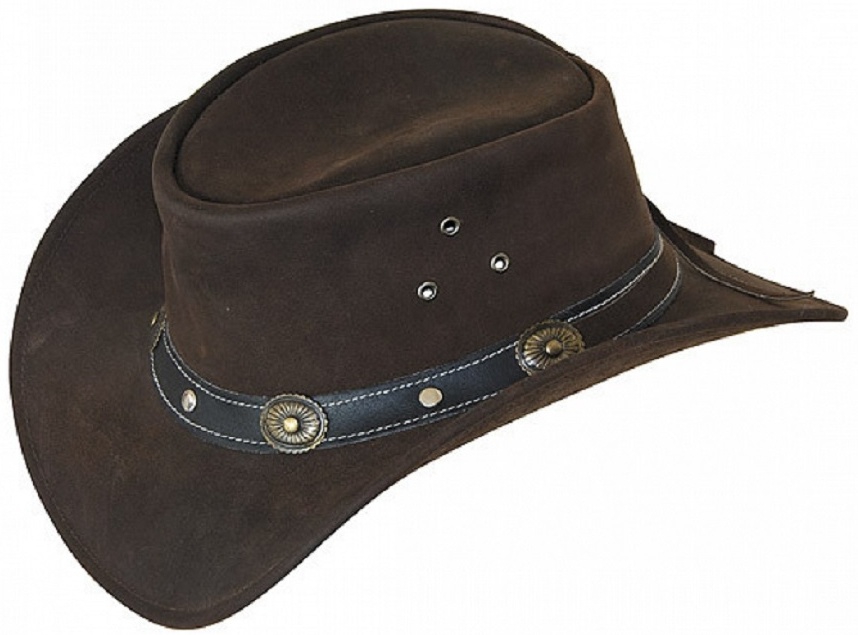 Dětský australský kožený klobouk