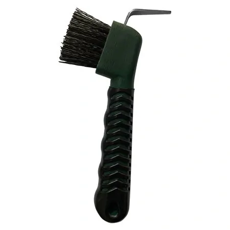 Kopytní háček s kartáčkem a gumovou rukojetí