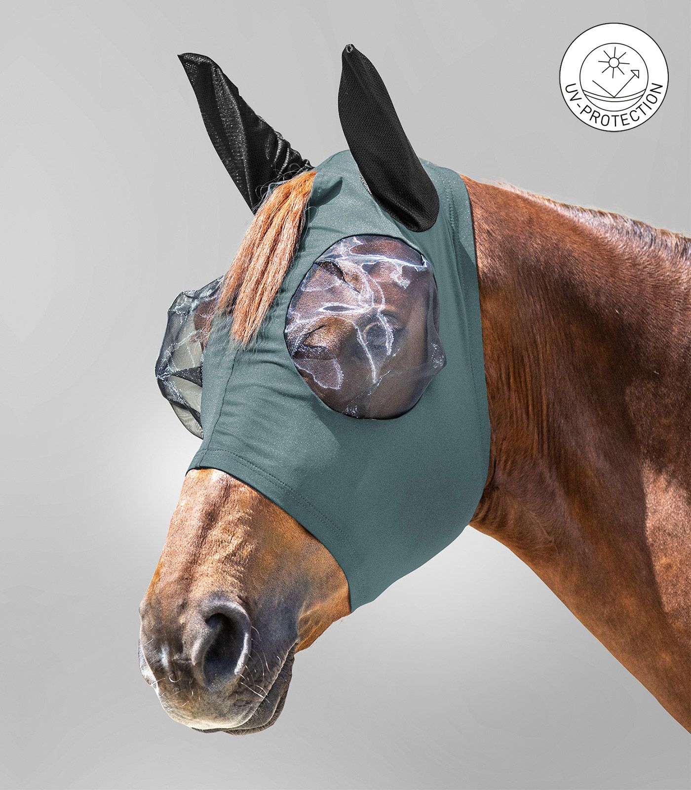 Elastická maska Puck bez ochrany nosu  