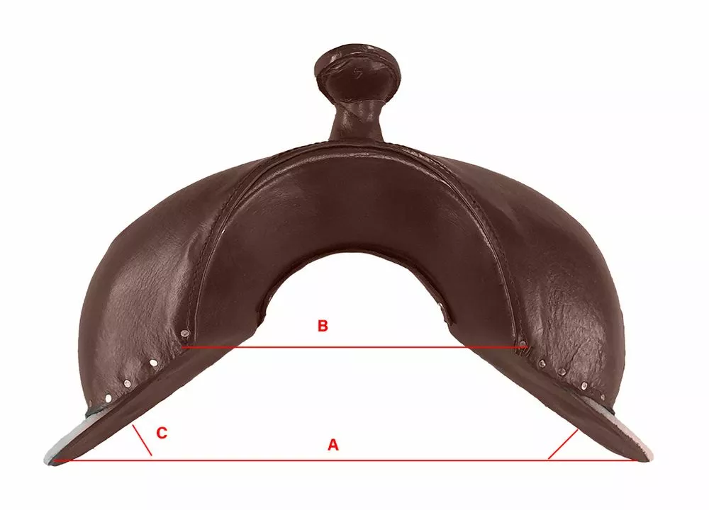 Westernové bezkostrové sedlo AMR Omaha kožené