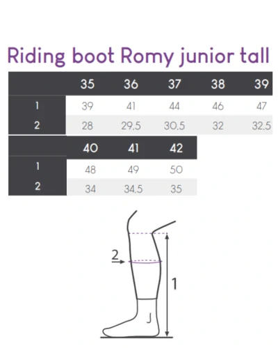 Vysoké boty Junior Romy - extra vysoké