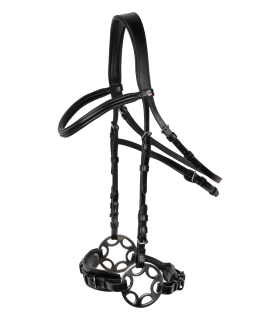 Anatomická hackamore uzdečka Waldhausen X-Line Sensitiv