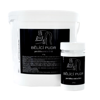 Bělíci pudr pro bílou srst a žíně 50g 