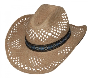 Klobouk raffia Kasha