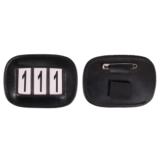 Závodní čísla v koženém obalu